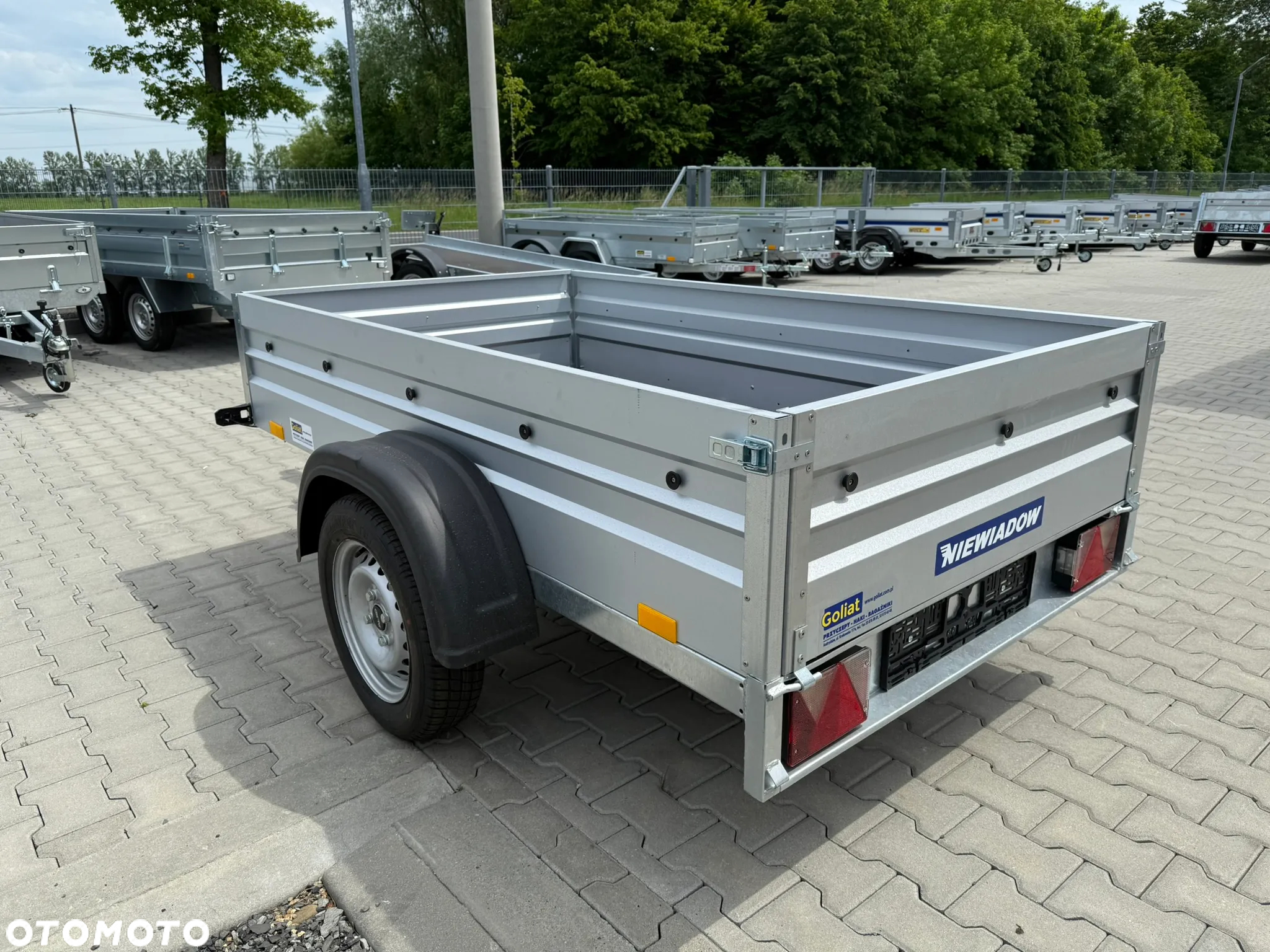 Niewiadów Przyczepka LEKKA 750kg Niewiadów 7202 ocynk rama ocynk ogniowy + burt alucynk - 7