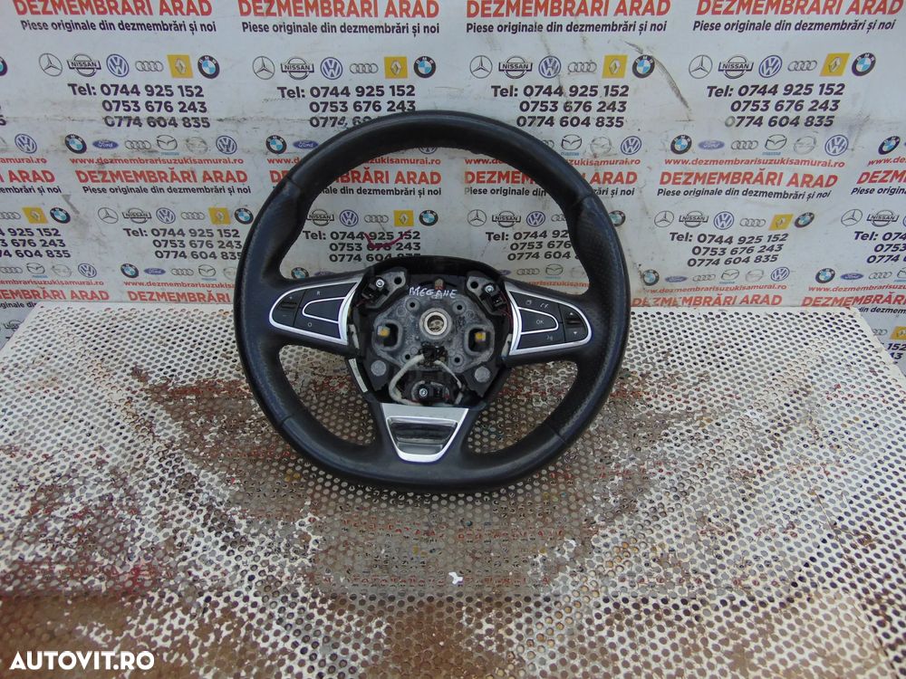 Volan Renault Megane 4 volan cu comenzi Cod 484008738r Kadjar Koleos megane 4 gt line - 1