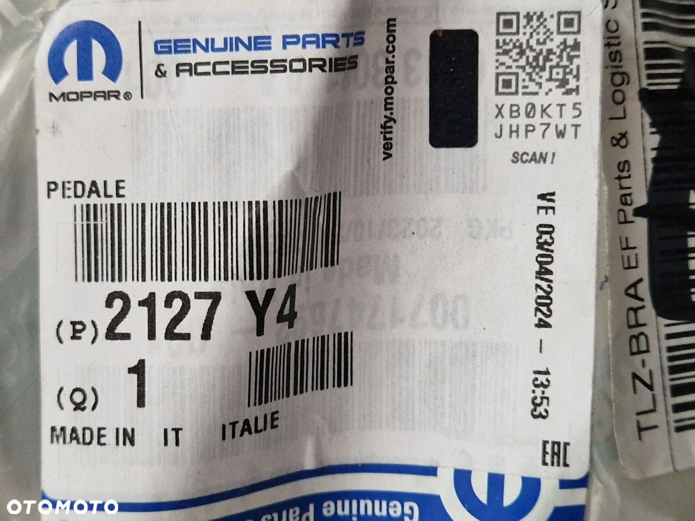DUCATO JUMPER BOXER III PEDAŁ SPRZĘGŁA 2582501056 1076 2006-2025 NOWY OE - 3