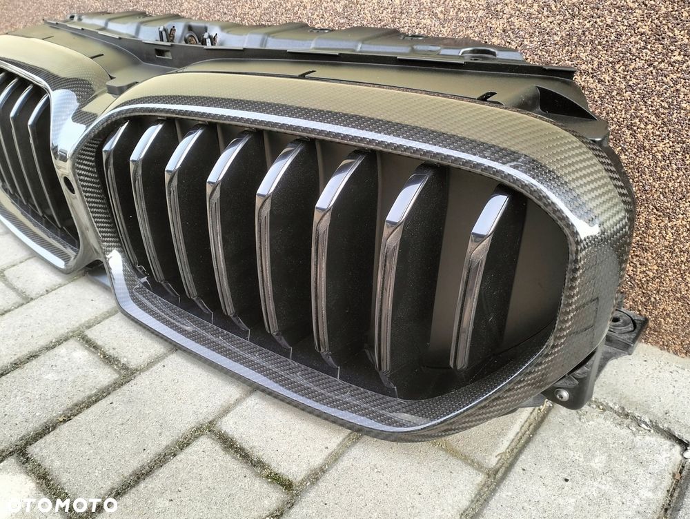 atrapa grill nerka osŁona bmw 5 g30 g31 lift lci carbon - 2