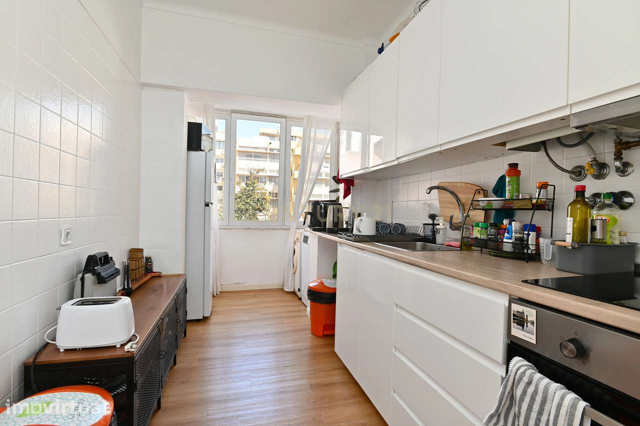 Apartamento T3 em campo de ourique renovado em prédio com elevador - Grande imagem: 3/20
