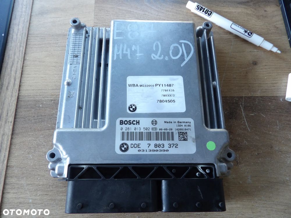 BMW - E87 - KOMPUTER , STEROWNIK SILNIKA - 7803372 - 1