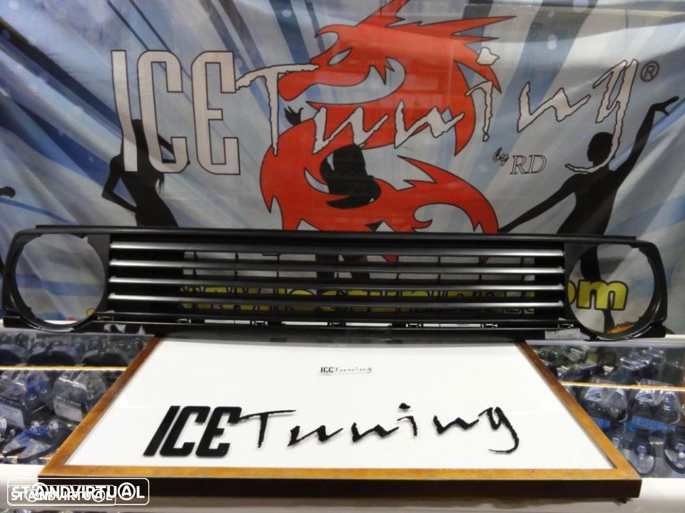 Aba / friso metálico para grelha VW Golf 2 - 5