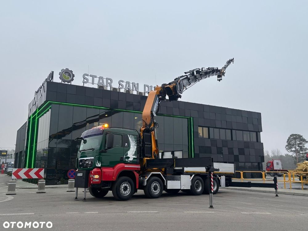 MAN TGS 35.440 8x6H EFFER 1355 Fly Jib Wciągarka HDS Żuraw - 25