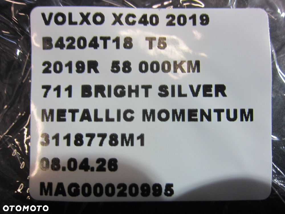 VOLVO XC40 KAMERA II XC 40 SZYBY PRZEDNIEJ CZOŁOWEJ RADAR 32209931 18R- - 10