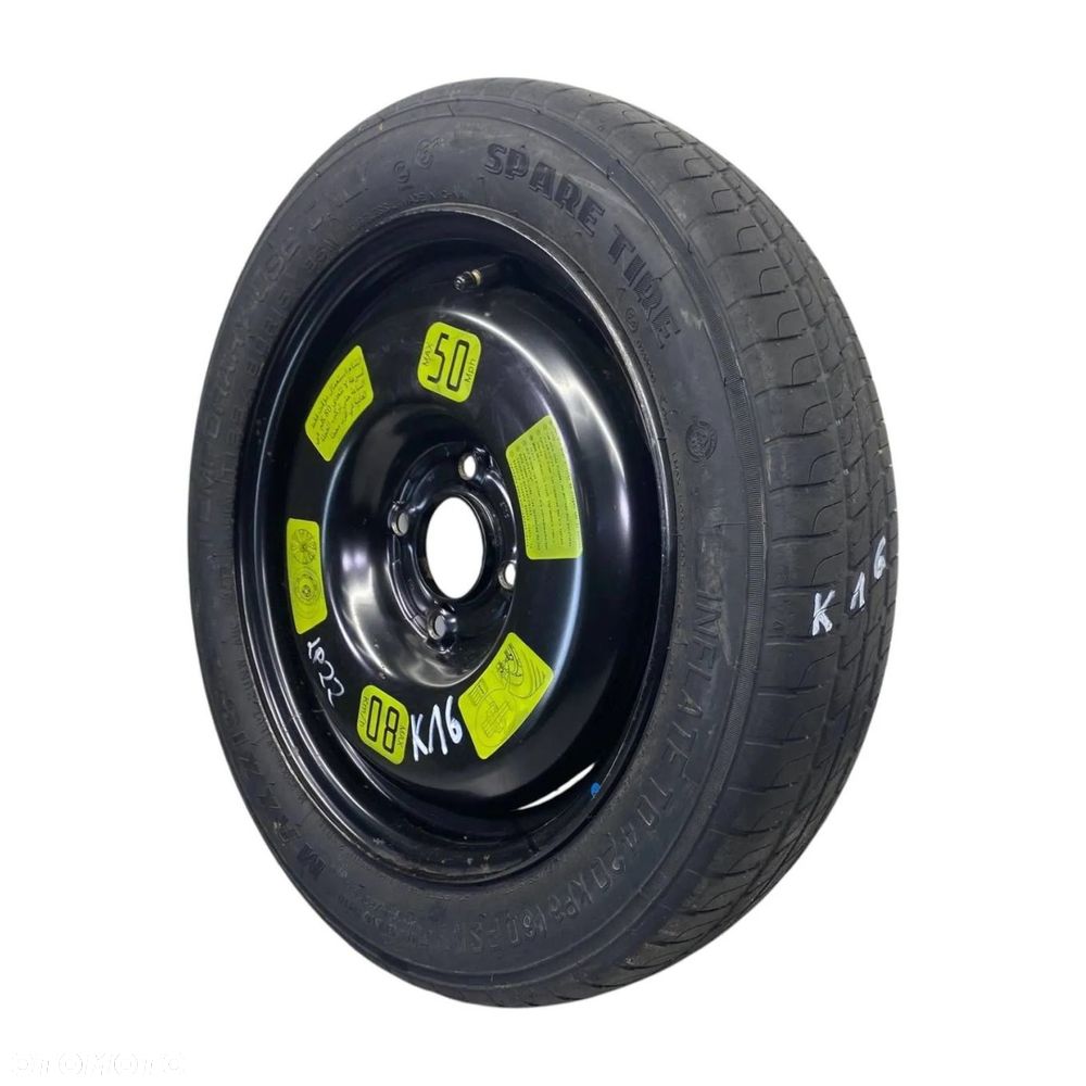 KOŁO DOJAZDOWE CITROEN C3 II DS3 C4 CACTUS 125/80R15 4X108 ET15 - 4