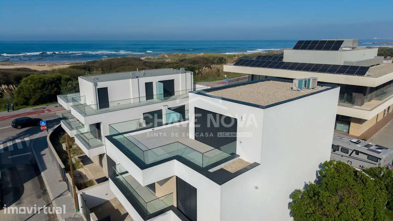 Moradia Geminada V3 Nova em Canidelo a 100m das Praias - Grande imagem: 5/48