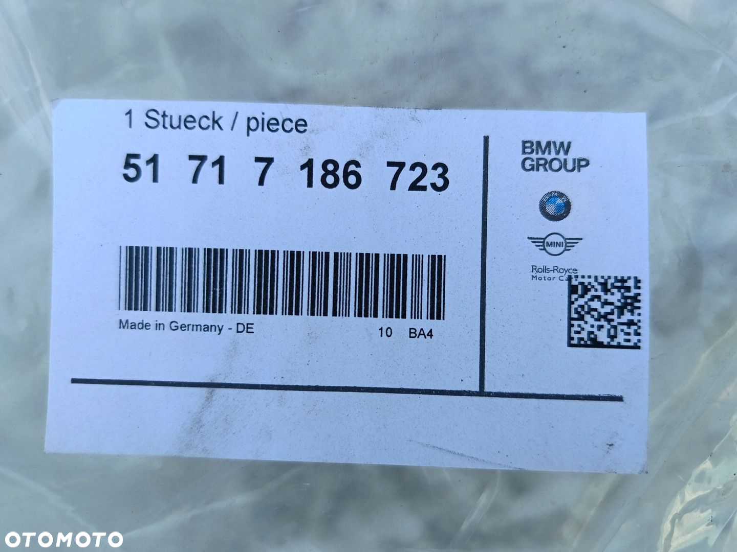 BMW 5 F10 F11 10- NADKOLE LEWY PRZÓD CZĘŚĆ TYLNA NOWE 51717186723 - 8