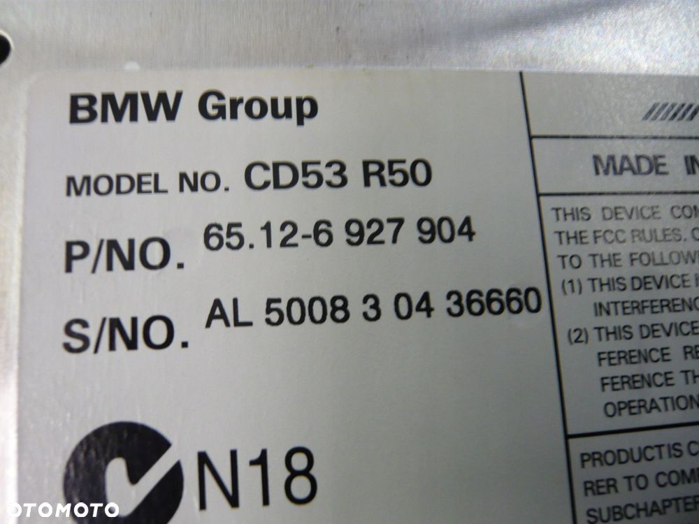 radio cd cd53r50 mini cooper r50 - 2