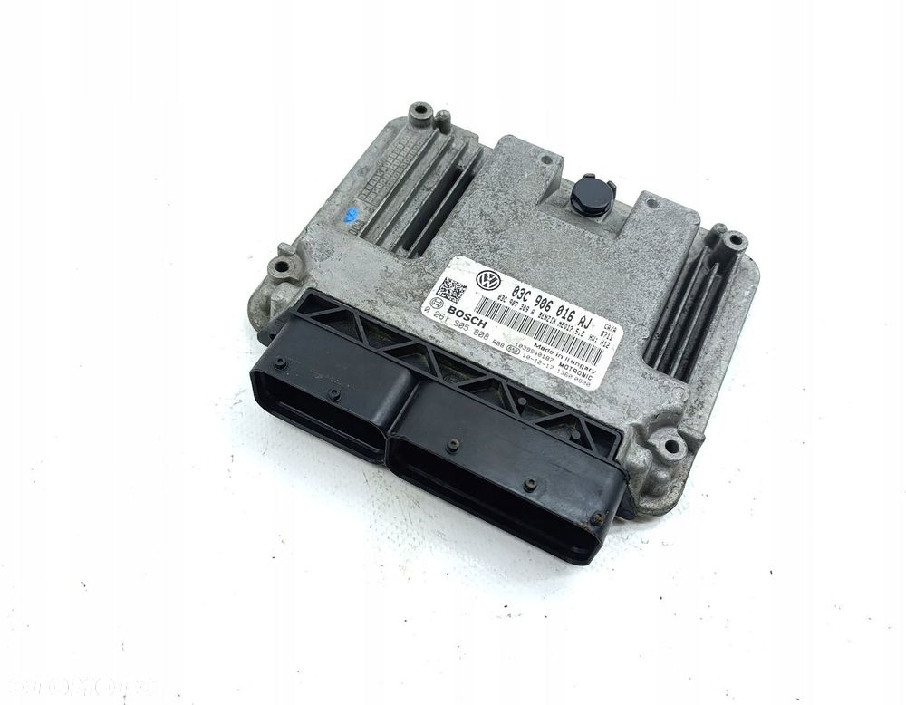 KOMPUTER SILNIKA STEROWNIK VW GOLF V 1.4 TSI 03C906016AJ 0261S05808 - 1