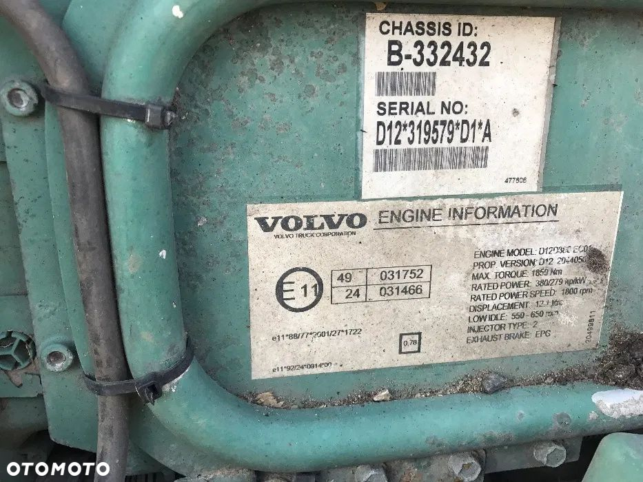 Silnik Volvo D12D 380/420KM 2004 R - 5