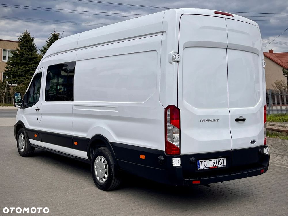 Ford TRANSIT L4H3 / 6 OSÓB / SALON POLSKA / BEZWYPADKOWY / 2.0 170KM / LEASING / KREDYT - 4