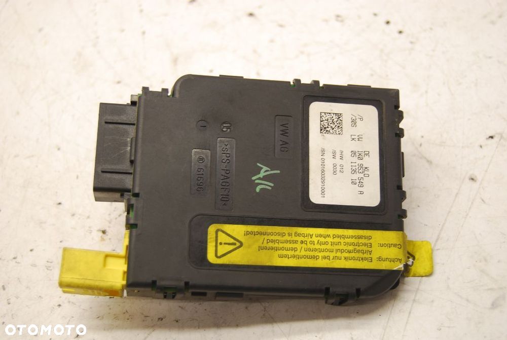 MODUŁ KĄTA SKRĘTU 1K0953549A AUDI A3 8P VW SEAT