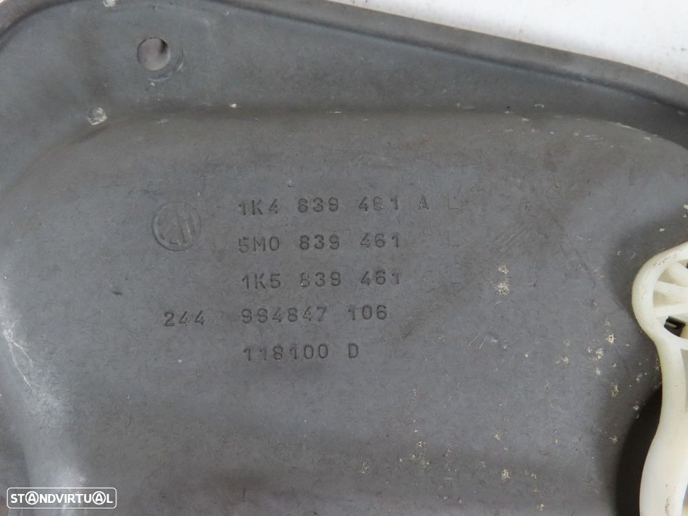 Elevador da Porta Sem Motor Esquerdo/Trás Seminovo/ Original VW GOLF V (1K1) 1K4... - 3