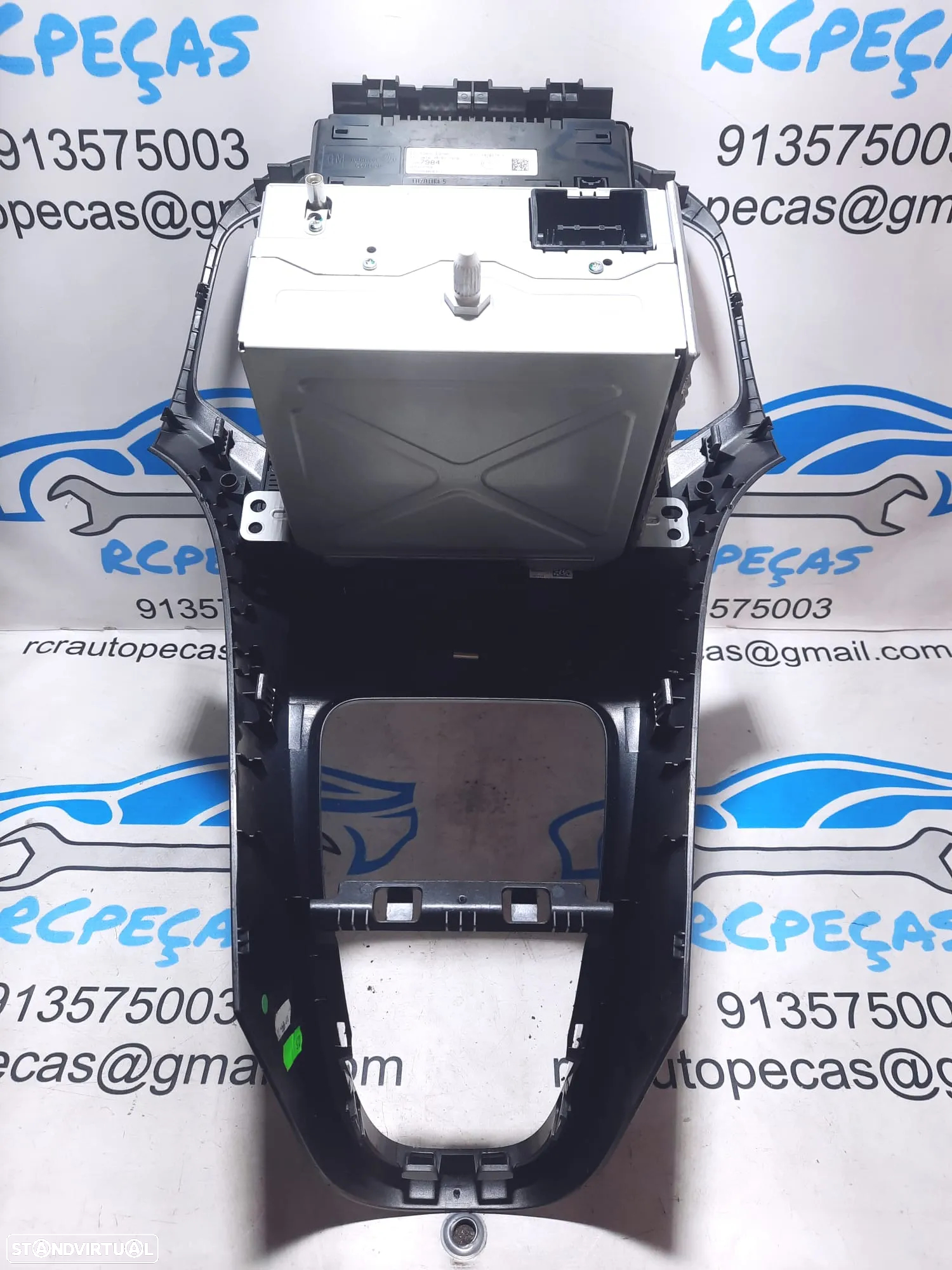 CONSOLA CENTRAL DISPLAY CLIMATRONIC OPEL ASTRA J P10 SRI 13257562 13346092 13334053 ECRA COMANDOS PAINEL CONTROLO RELOGIO RADIO - 7