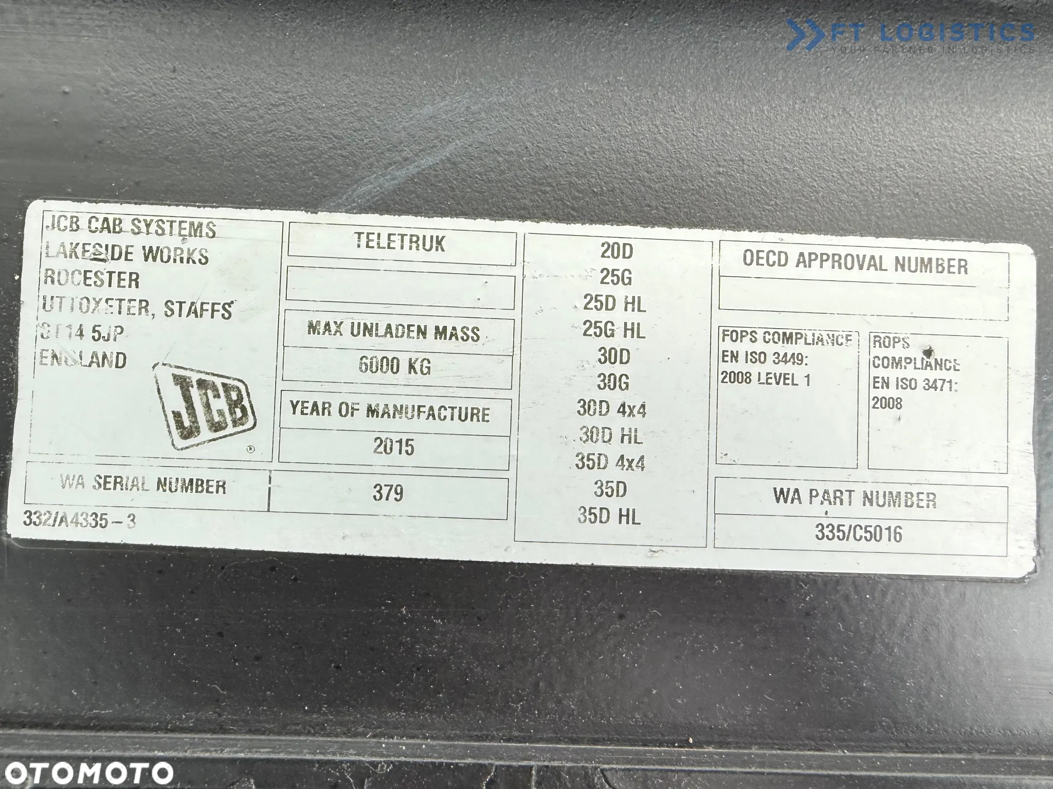 JCB TLT35D / DIESEL / KABINA / NOWE OPONY / 4450MM / TELESKOP - STAN IDEALNY - 31