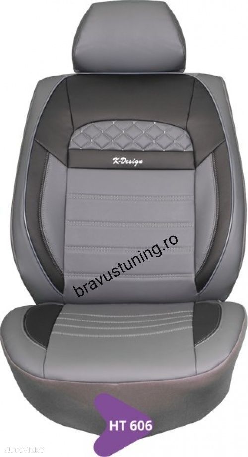 Huse scaun auto Piele Ecologica Mercedes, Opel,Skoda,Audi,Kia,Volkswag - 8