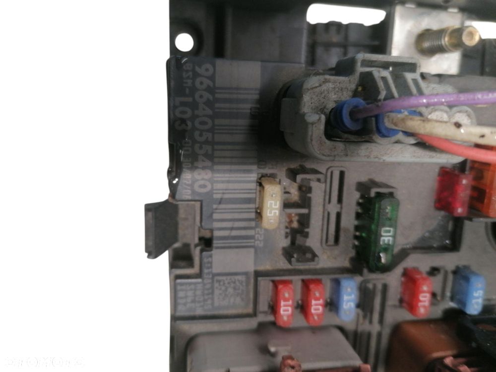 SKRZYNKA BEZPIECZNIKÓW BSM CITROEN C2 1.4 HDI 9664055480 - 3