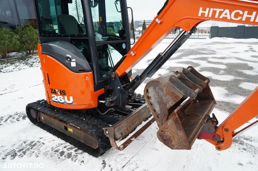 Hitachi ZX26U-6 CR / MINI EXCAVATOR / 2022 / 1800 ORE / SET CUPĂ - 15