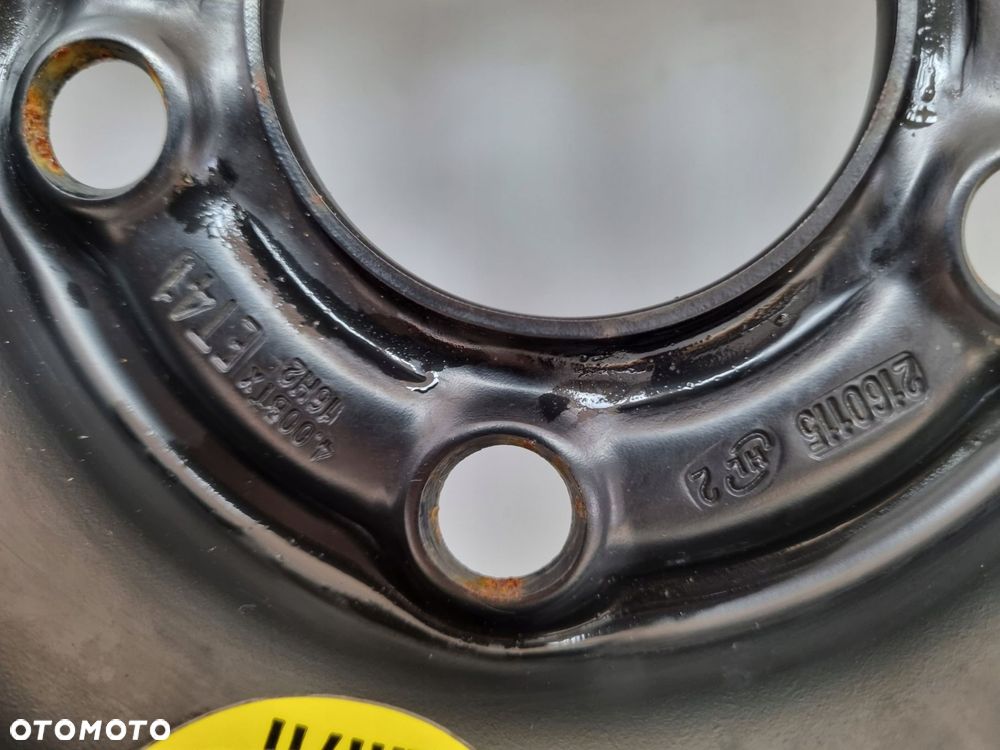 KOŁO DOJAZDOWE Opel Vectra C Astra H dojazdówka 125/85 R16 2160115 5x110 - 4