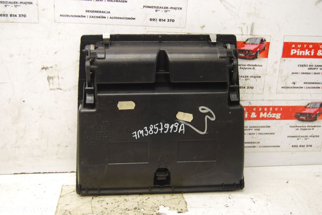 SCHOWEK DESKI ŚRODKOWY GÓRNY 7M3857919A VW SHARAN MK I LIFT 1.9 TDI SEAT ALHAMBRA 7M3857919E 7M3857919G 7M3857919B - 6