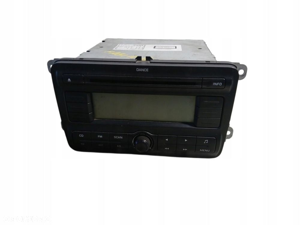 radio cd skoda fabia ii 5j0035161c - 1