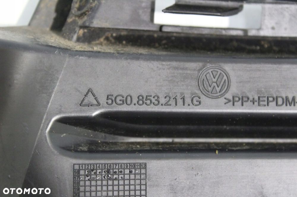 KRATKA LEWA ZDERZAK PRZÓD VW GOLF 7 VII LIFT CAŁA 5G0853211G - 3