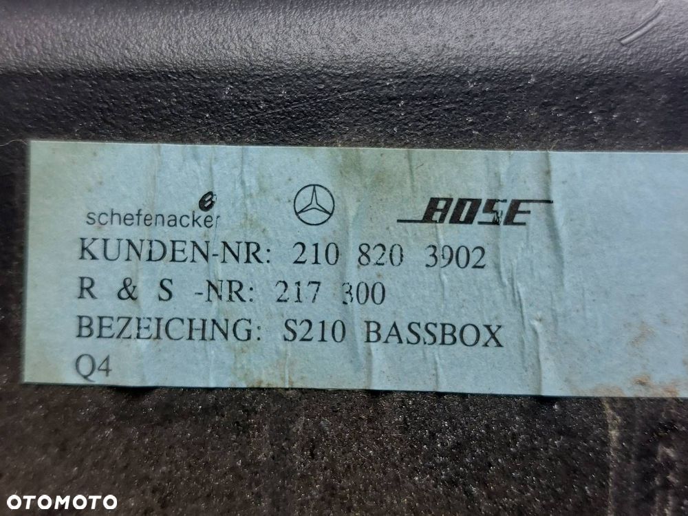 SUBWOOFER GŁOŚNIK MERCEDES-BENZ W210 BOSE 2108203902 - 3