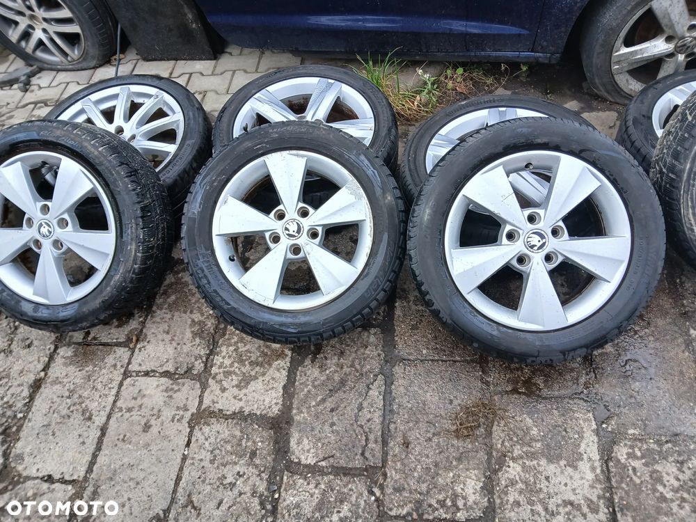 Aluminiowe felgi z oponami koła skoda 16 - 3