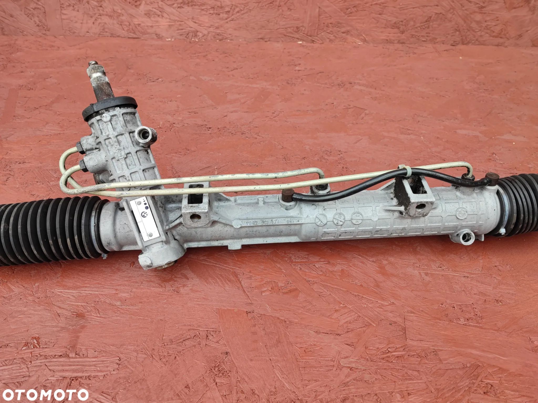 BMW E46 / E36 ORYGINALNA MAGLOWNICA EUROPA ZF  PRZEKŁADNIA KIEROWNICZA ) SPRAWNA W 100% SREBRNA TABLICZKA NR.  6 755 065 OEM - 1