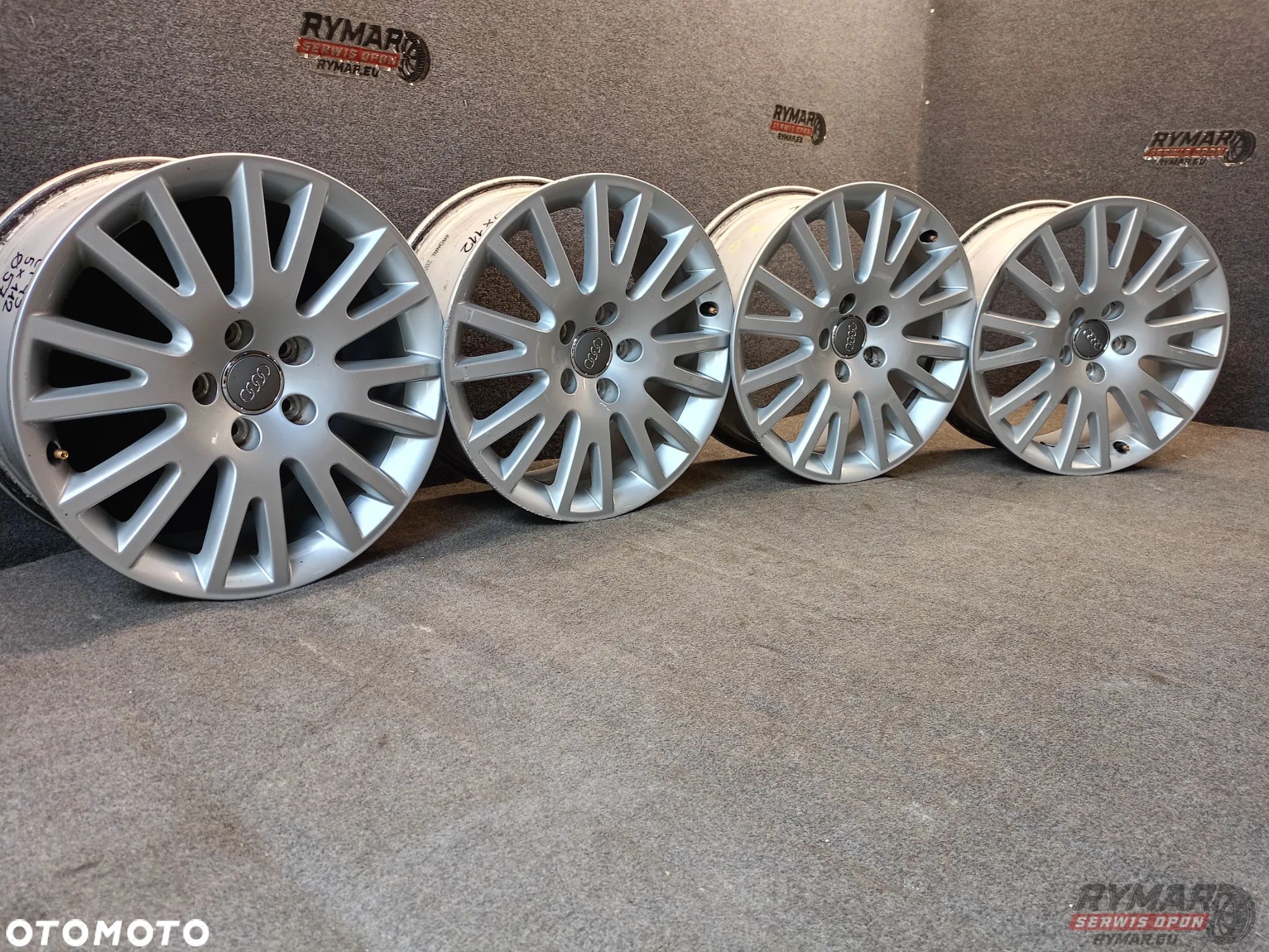 ŚLĄSK ALUFELGI 7.5X17" 5x112 ET45 ORYGINAŁ VW AUDI SEAT SKODA KOMPLET - 1