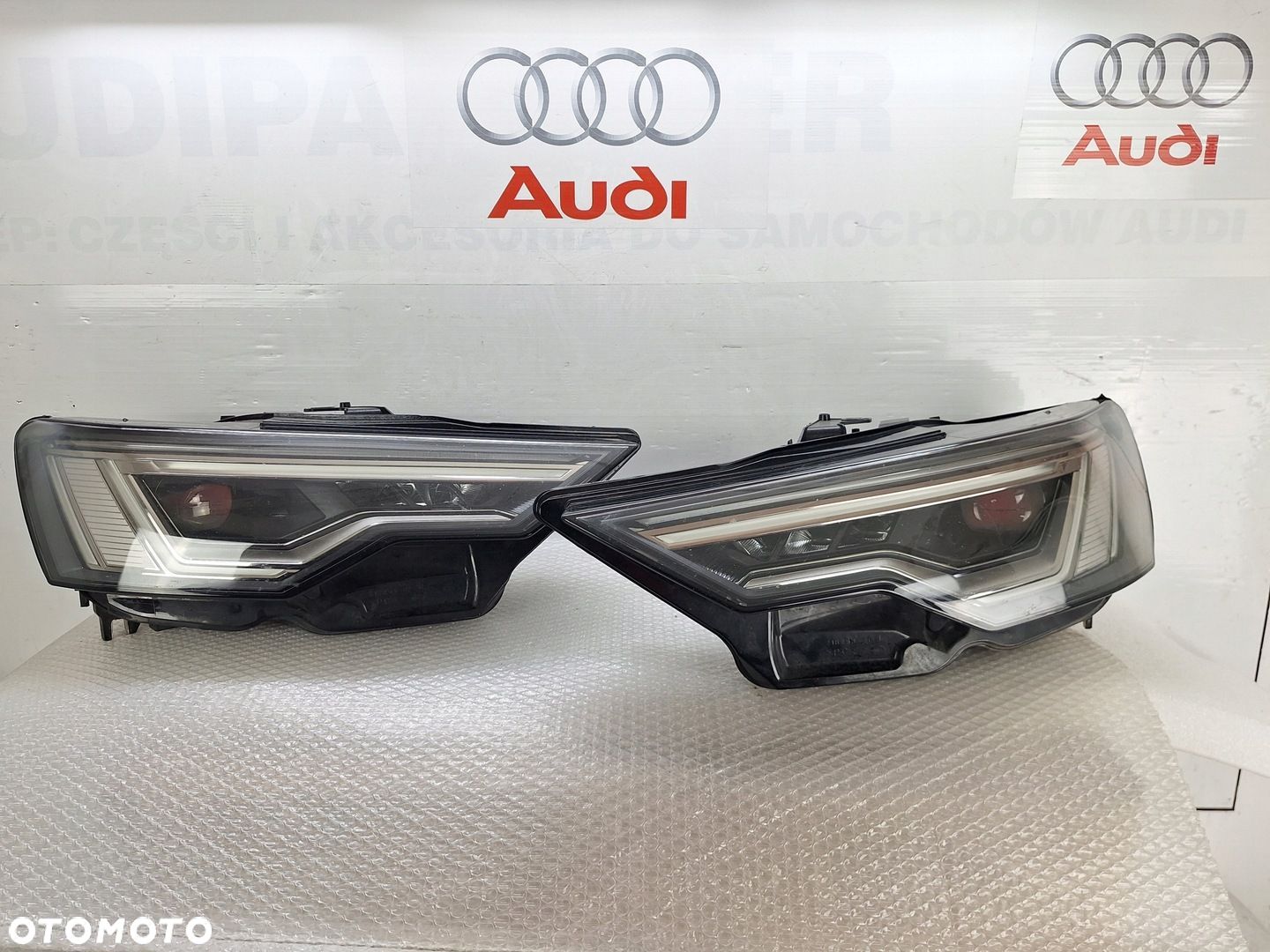 REFLEKTOR FULL LED AUDI A6 S6 C8 4K 4K0 2018-2024 0RYGINAŁ OE ASO KOMPLETNA - 1