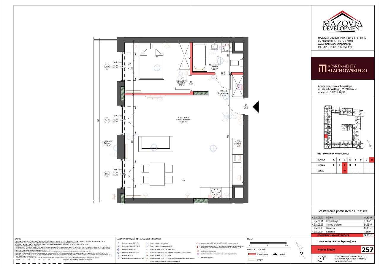 Nowe mieszkanie 2-pokojowe z dużym balkonem