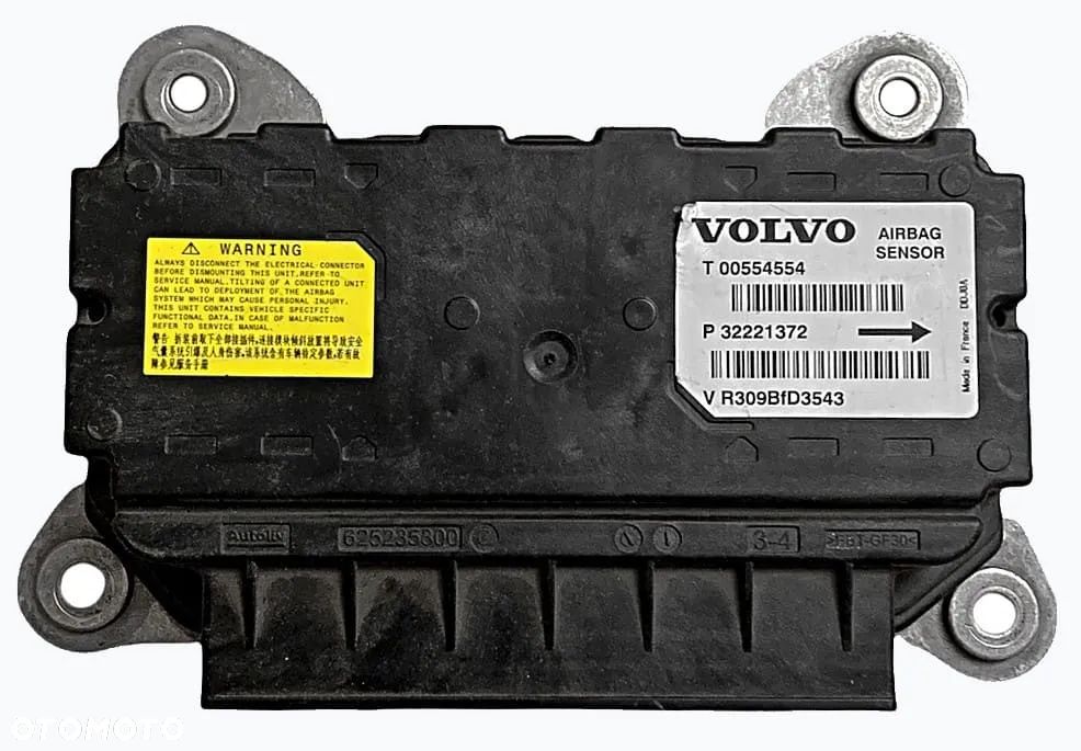 VOLVO XC40 XC60 XC90 S60 S90 V90AIRBAG STEROWNIK SRS MODUŁ CRASH DATA - 1