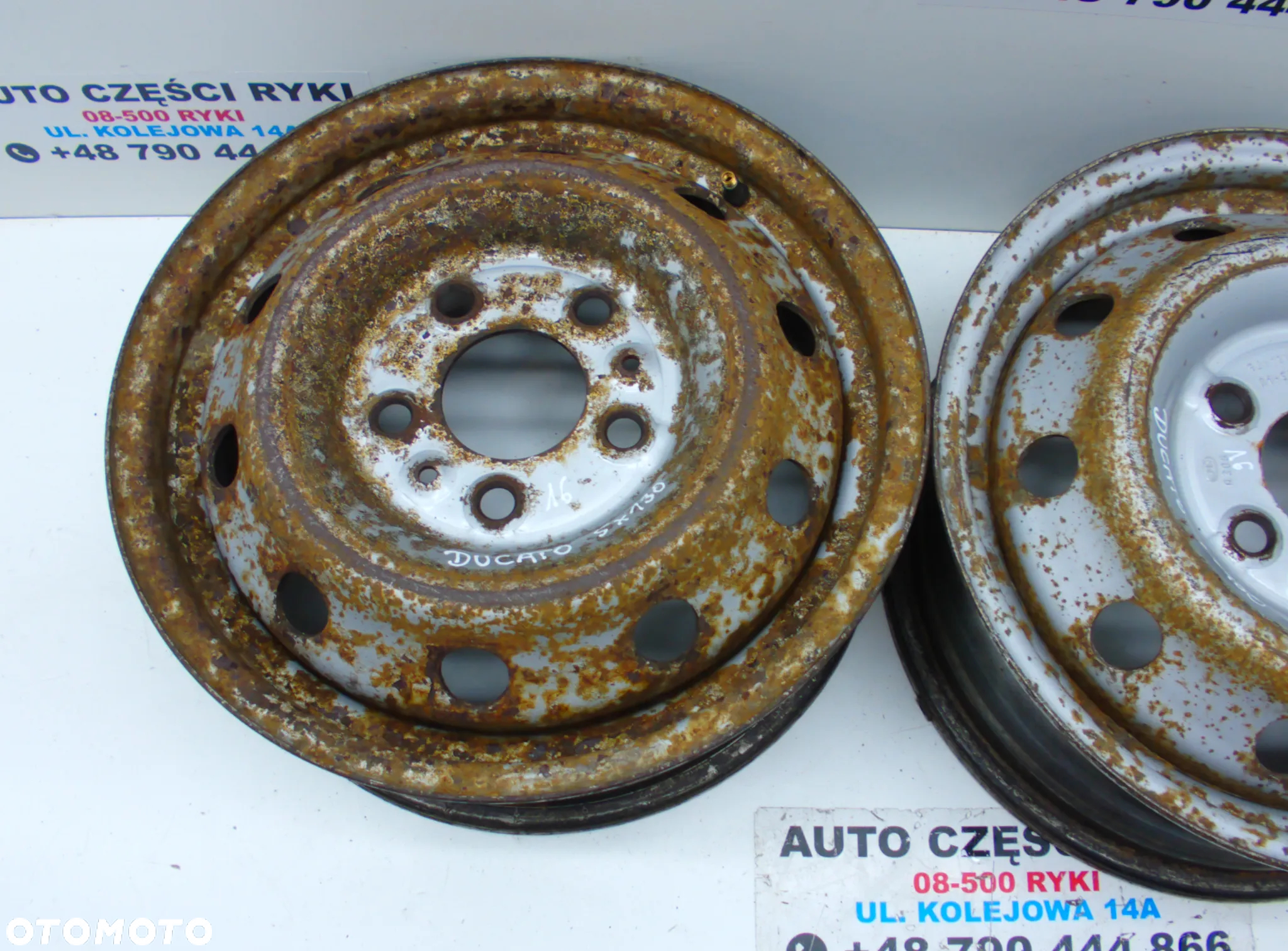 Fiat Ducato Felgi Stalowe 5x130 6JX16'' ET68 - 3