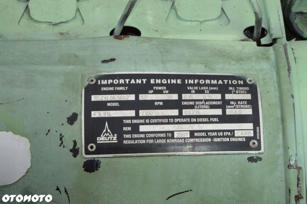 silnik agregat ładowarka deutz 3 cylindrowy fl3 914 dziewica kramer atlas - 3