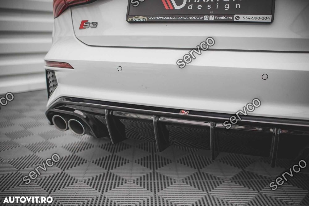 Difuzor bara spate Audi A3 Sline S3 Sportback 8Y 2020- v13 - Maxton - 4