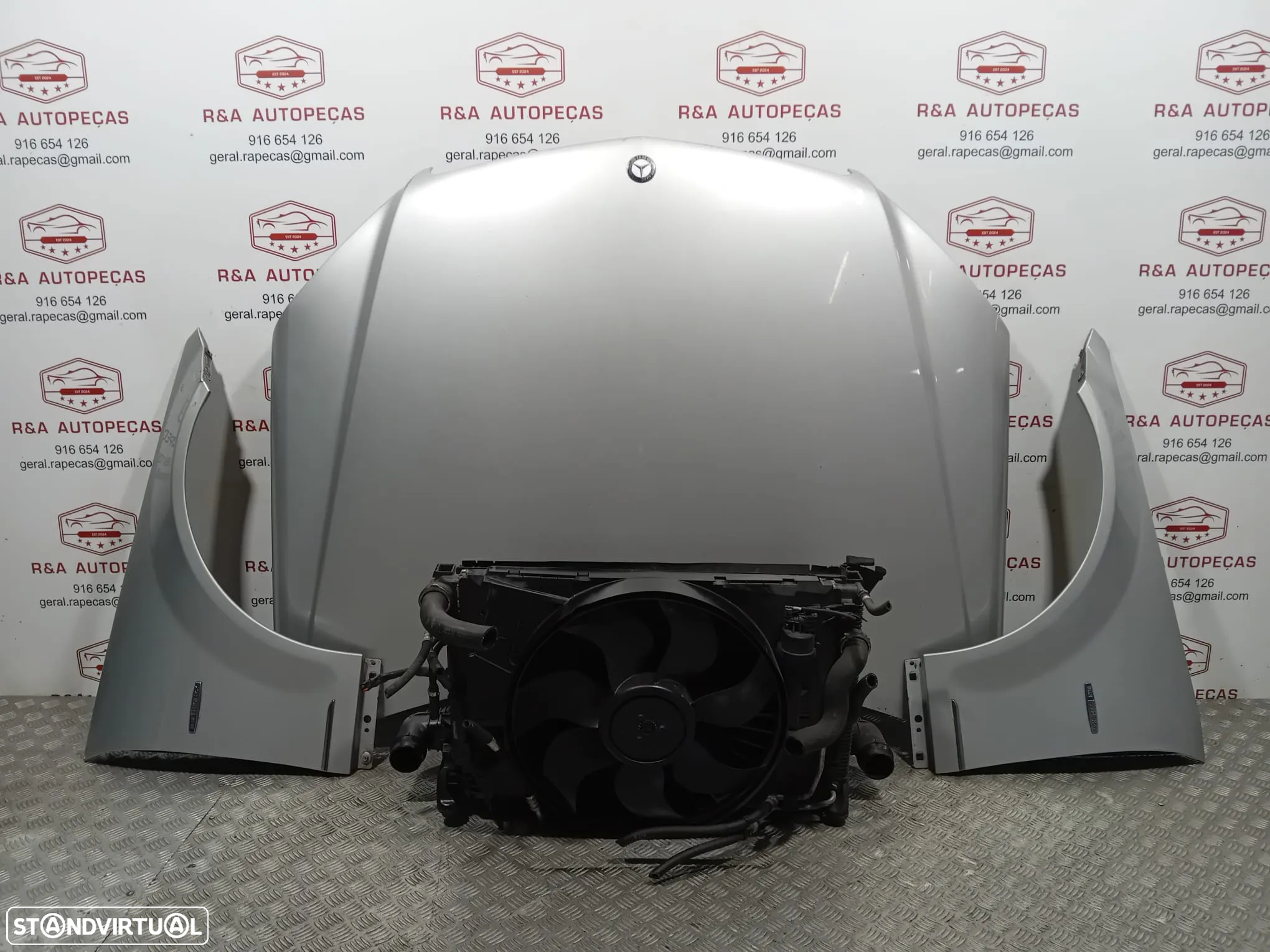 Frente Completa Mercedes Class C W204 Fase1 Amg - 6