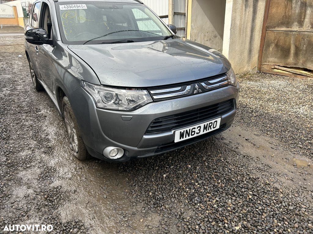 Bara fata Mitsubishi Outlander III 2012 - 2015 GRI (1225) model cu spalatoare far LOVIT - 2