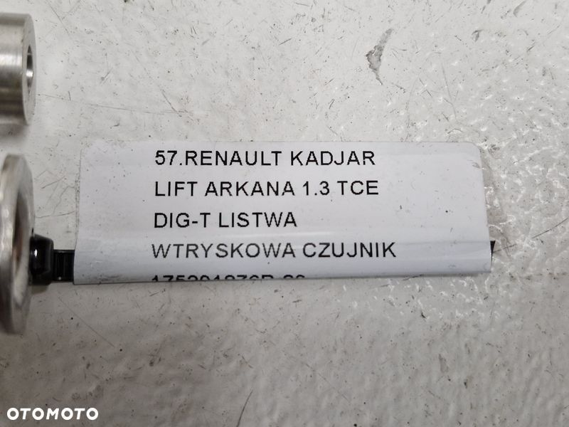 RENAULT KADJAR LIFT ARKANA 1.3 TCE DIG-T LISTWA WTRYSKOWA CZUJNIK 175201876R - 9