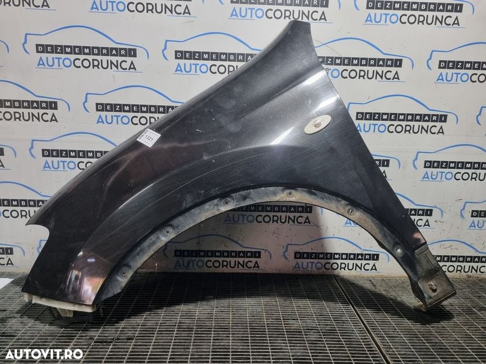 Aripa Stanga Fata Nissan Qashqai Facelift 2010 - 2013 4 Usi Vulkanschwarz Metalizat Z11 ... - 1