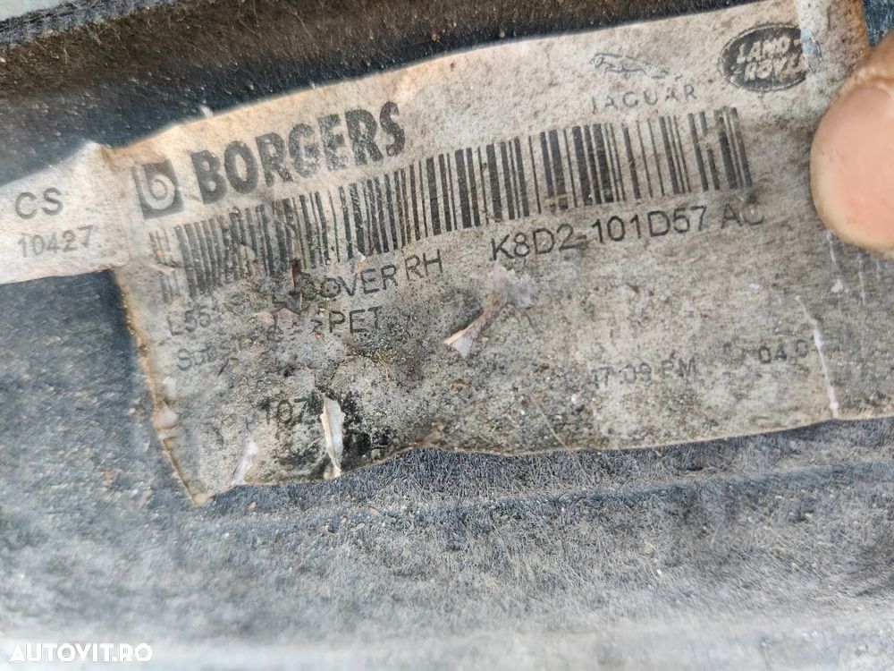 Suport Garnitură prag/fustă aparatoare laterală Land Range Rover Evoque II L551 K8D2-101D57-AC - 3