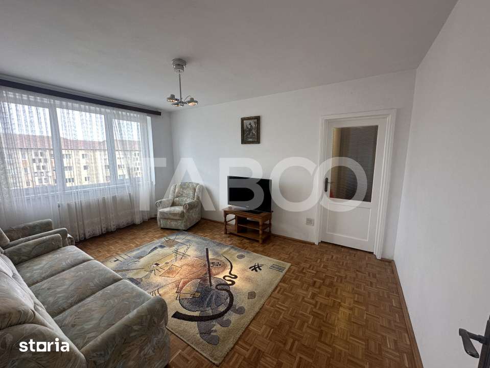 Apartament decomandat 3 camere etaj 4 zona Rahovei Sibiu — fotografia 1