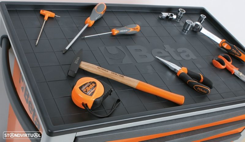 beta mobile roller cab with six drawers orange 51200005 - 8