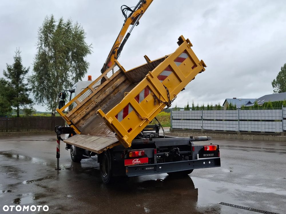 Renault Midlum Wywrotka 3 Stronna HDS HIAB Żuraw Dźwig Hydroburta Łyżka Chwytak Obrotowy - 24