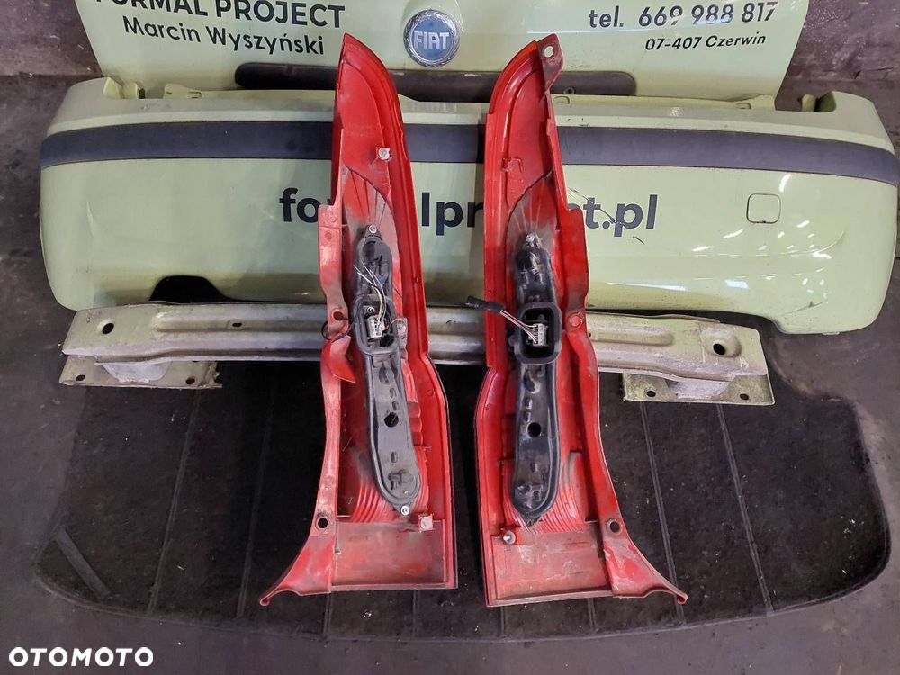 KOMPLETNY TYŁ FIAT PANDA II 733/A KLAPA BAGAŻNIKA ZDERZAK TYŁ LAMPY TYŁ - 3