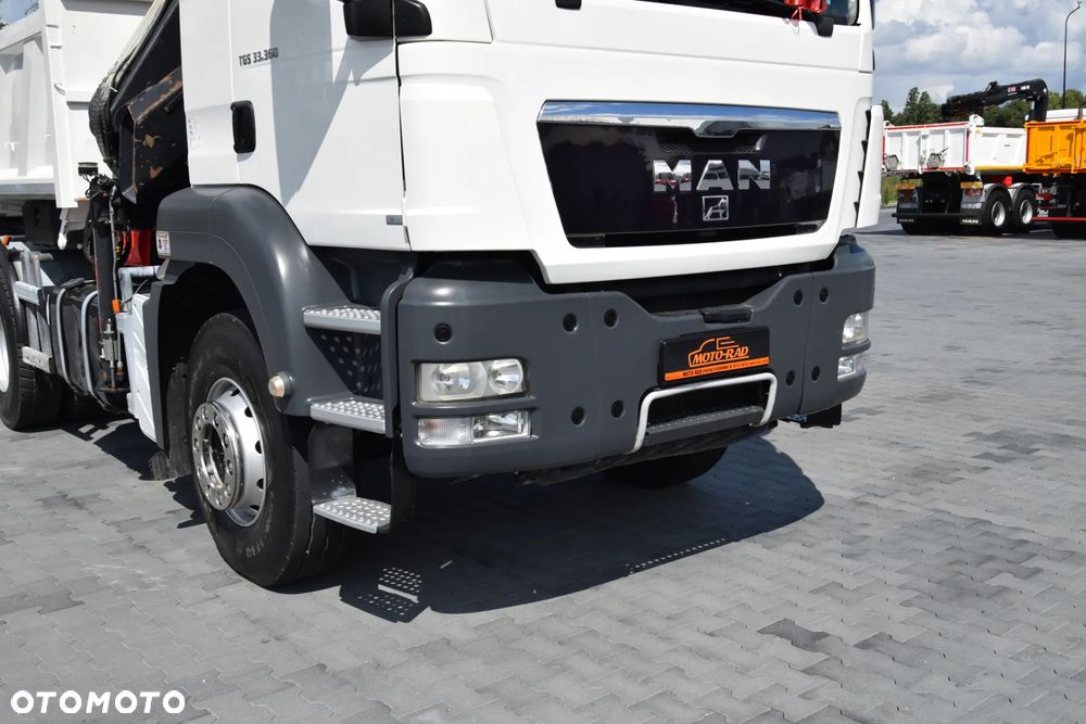 MAN TGS 33.360 / 6x4 / HDS HIAB 122 E-2 HIDUO / STEROWANIE RADIOWE / WYWROTKA / HYDROBURTA / AUTOMAT / KLIMA / TEMPOMAT / KAMERA COFANIA / SPROWADZONY - 19