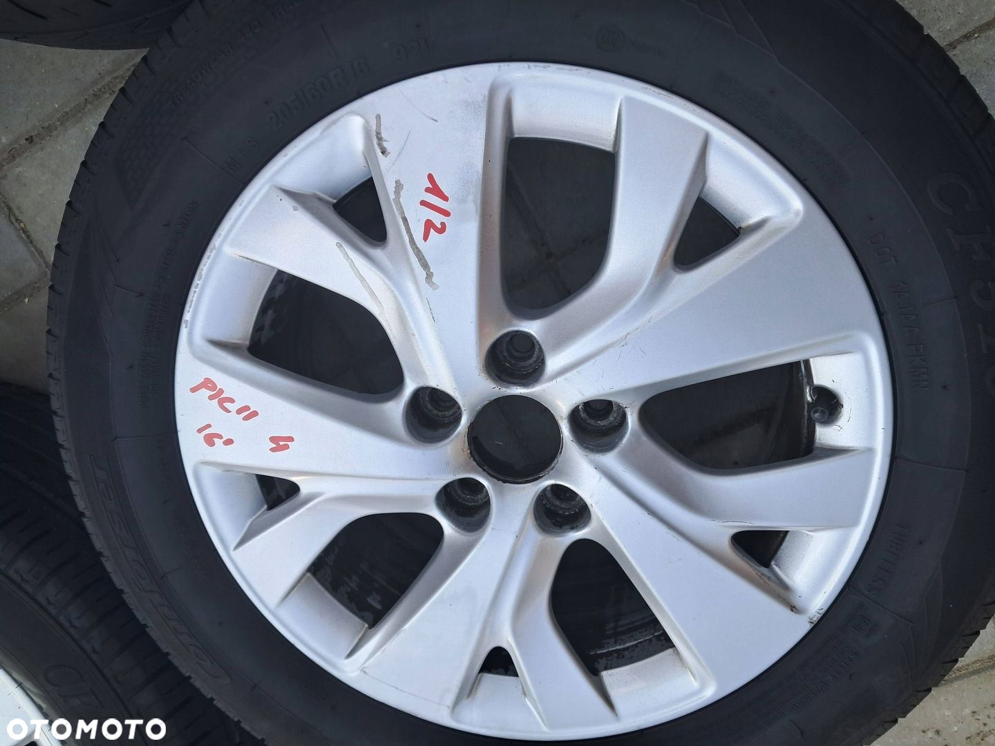 Citroen C4 Picasso II Felgi aluminiowe koła LATO 205/60R16 5x108 ET47 2024 - 5