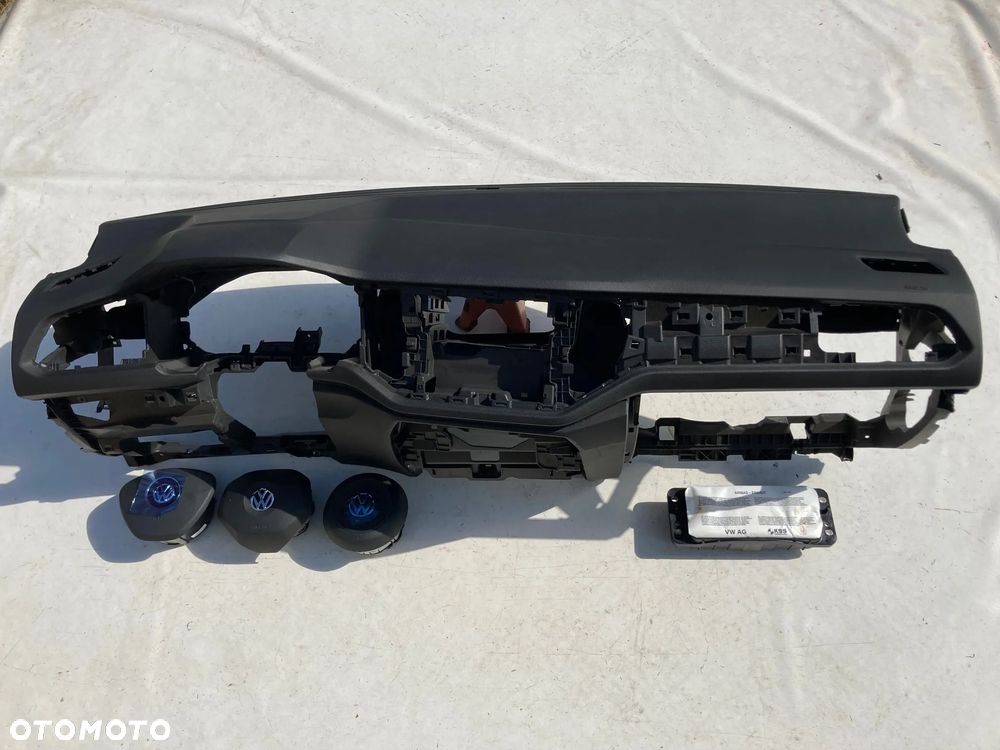 VW POLO 2G DESKA KONSOLA KOKPIT PULPIT PÓŁKA PARAPET PODUSZKI POWIETRZNE KIEROWCY PASAŻERA PODUSZKA POWIETRZNA FOTELA AIR BAG W FOTEL KURTYNA KURTYNY AIRBAG PASY PAS naprawa regeneracja NA WYMIANĘ OD RĘKI Raz2 !!! - 3