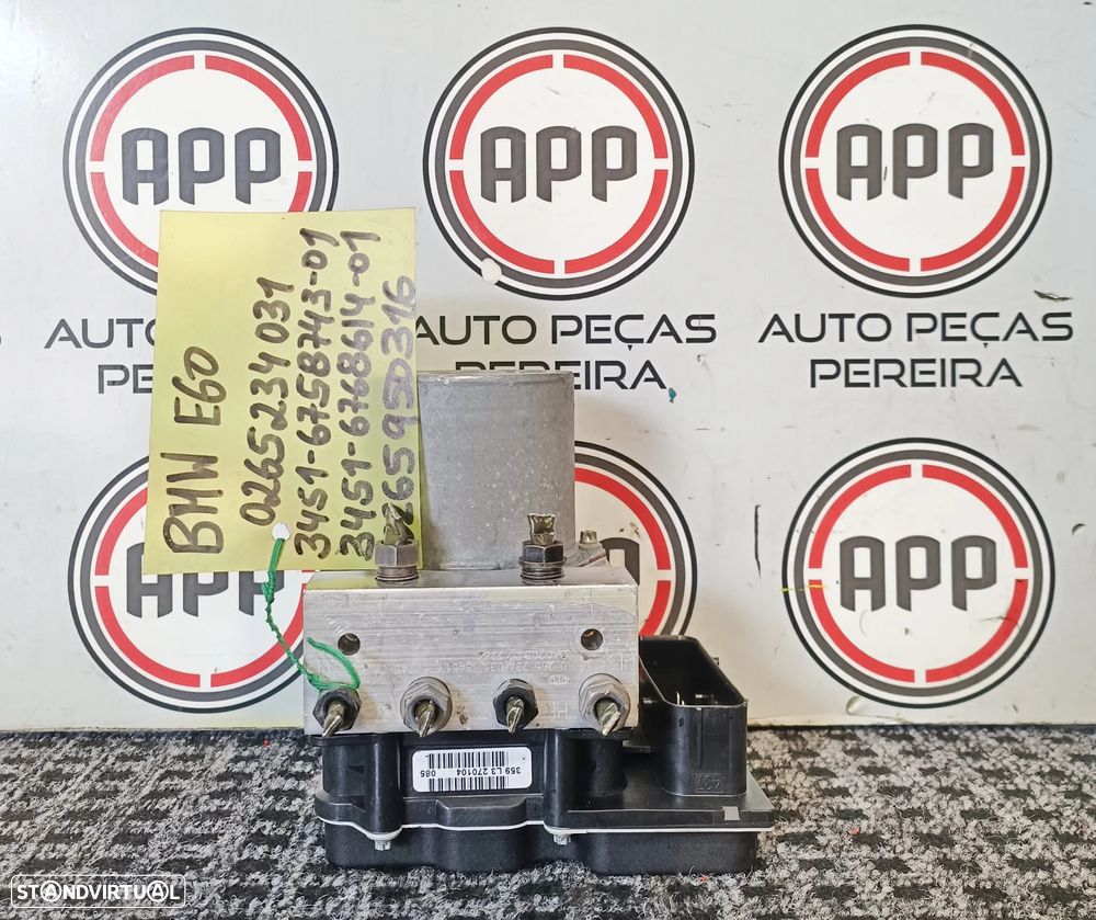 Módulo ABS BMW E60 ref: 0265234031, 0265950316, 3451-6758743-01, 3451-6768614-01. - 1
